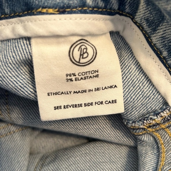 Porter Blue High Rise “The Wanderer Flare” with Sailor Patch Pockets, Size 28 - Picture 7 of 13